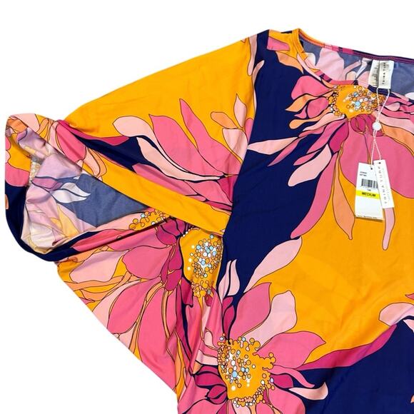 NEW Trina Turk Breeze Classic  Floral Tunic Size Medium - Picture 4 of 9